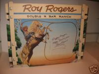Roy Rogers 1950's Store Counter Display with Autograph RARE, One Of A Kind, Check where Roy signed his name